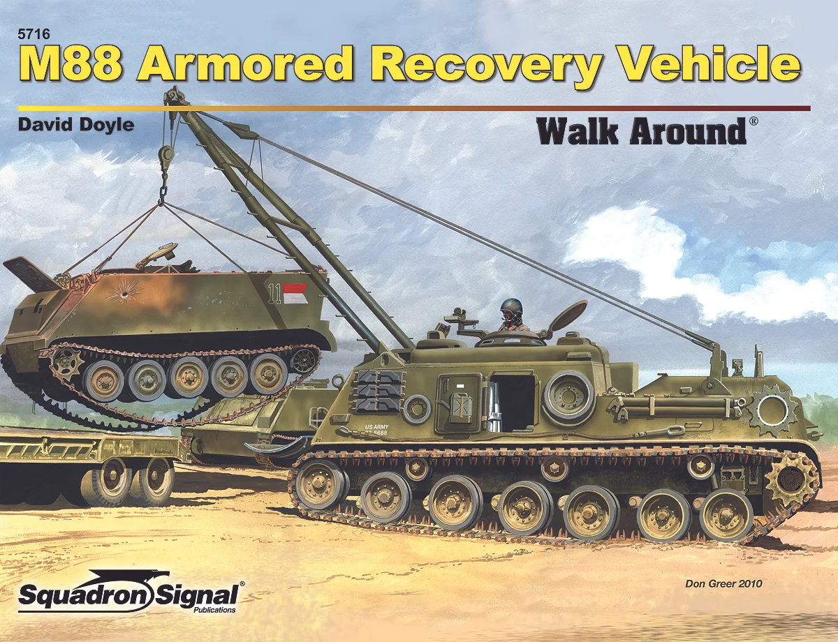 M88 Armored Recovery Vehicle Walk Around SS5716 — David Doyle Books
